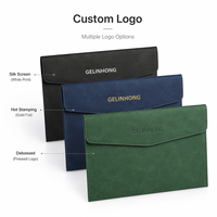 Carpeta Portadocumentos de Cuero PU A4 con Logotipo Personalizado, para Oficina, Negocios, Conferencias, Regalo Promocional Corporativo