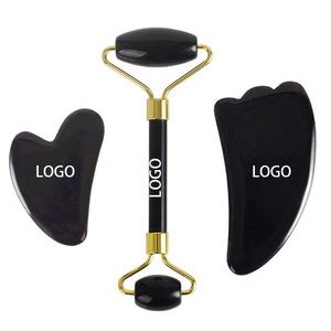 Schwarzer Obsidian <span class=keywords><strong>Gua</strong></span> <span class=keywords><strong>Sha</strong></span> Massage Stein quarz Echte Jade <span class=keywords><strong>Gua</strong></span> <span class=keywords><strong>Sha</strong></span> Kristall Schwarzer Stein Jade Massage Roller Jade Roller Und <span class=keywords><strong>Gua</strong></span> <span class=keywords><strong>Sha</strong></span> - Product Image 1