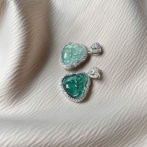 Collar con Colgante de Buda de Jade Azul Natural, Plata de Ley S925 con Incrustaciones de Buda Sonriente, Nuevo Colgante Chino Fino - Product Image 5