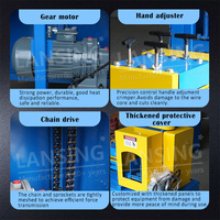 Dénudeur de câbles combiné industriel H120-4 robuste et amélioré, machine tout-en-un pour câbles blindés épais de grande taille, haute efficacité