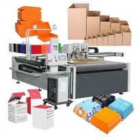 Machine de découpe numérique CNC entièrement automatique pour échantillons de carton ondulé, découpeuse de carton kraft à rainures en V, traceur de découpe