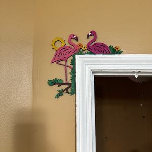 Promotionele Halloween Kerst Ijzeren Kunst Metalen Deur Hoekdecoratie Indoor Top Seizoensversiering - Product Image 3