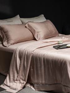 Federe Estive Durevoli Nuovo Prodotto Federe all'Ingrosso Traspiranti con Motivo Jacquard in Tessuto Tencel Personalizzabili - Product Image 2