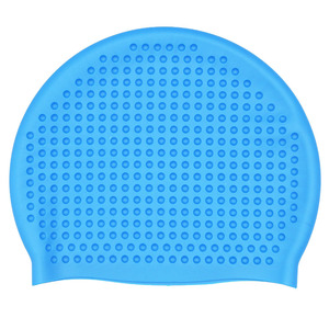 En stock, bonnet de bain en silicone, logo personnalisé, bonnet de bain imperméable, bonnet à bulles pour les sports nautiques - Product Image 1