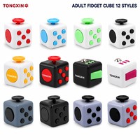 TONGXIN Cubo Antiestrés al por Mayor, 12 Estilos, Juguete Sensorial para Adultos, Alivio del Estrés, TDAH, Ansiedad, Juguete de Escritorio, Botones de Joystick, OEM Personalizado