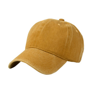 Cappellino da Baseball da Uomo in Cotone Lavato Intrecciato, Morbido, Traspirante, Stile Vintage Distressed, con Logo Stampato e Ricamato, Bestseller Transfrontaliero - Product Image 6