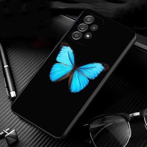 <span class=keywords><strong>Coque</strong></span> en silicone esthétique bleu rose papillon pour <span class=keywords><strong>Samsung</strong></span> Galaxy S20/S21/S22 Ultra, impression UV peinte, <span class=keywords><strong>coque</strong></span> Note 20 A53 A03 Core - Product Image 2
