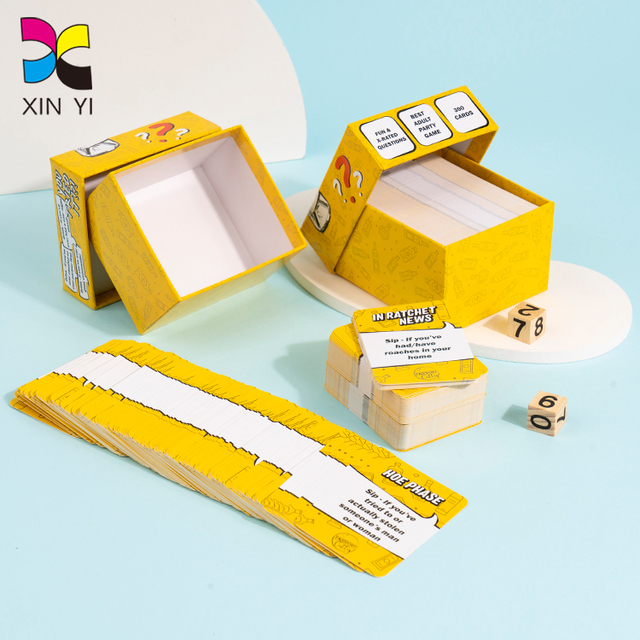 Customized Drinks Game Cards Board Box Games Set Game Cards Playing Cards
