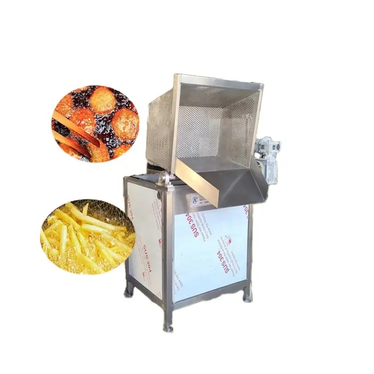 Máquina industrial para freír patatas fritas, maquinaria para patatas fritas congeladas