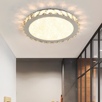 Nouvelle arrivée, lampe de plafond ronde à LED, petit lustre en cristal, chambre à coucher, couloir, entrée, balcon