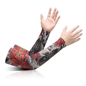 Manchon de couverture de bras sans couture entièrement sublimé impression refroidissement manchons de bras de cyclisme personnalisé Protection solaire UV manchon de bras de <span class=keywords><strong>tatouage</strong></span> - Product Image 1