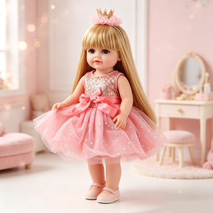 Poupées Reborn Réalistes MSYO Fashion de 22 Pouces, Modèle Bébé en Vinyle Souple, Vêtements pour Filles, Cadeaux de Bienvenue, Durables et Faits à la Main - Product Image 5