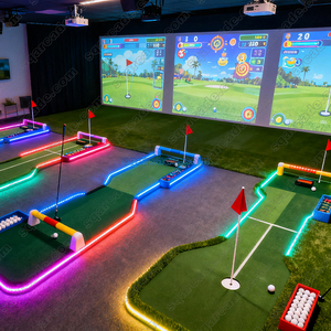 Attrezzatura per Parco Giochi Interno con Proiezione Interattiva, Murale Fluorescente e Mini Golf Luminoso a LED - Product Image 2