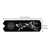 TISHRIC-Radiateur ARGB M2 SSD avec ventilateur turbo pour Solid State Drive de 2280 M2