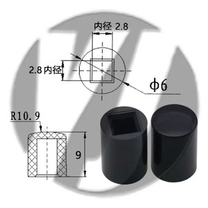 圆形键帽 ABS 材质，兼容 6x6 12x12 触觉开关，内径 3.1/3.2/3.4mm，含按钮帽 - Product Image 6