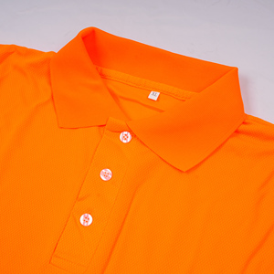 Mẫu miễn phí 100% Polyester chim mắt lưới Hi VIS an toàn Polo UV bảo vệ UPF 40 + cam Logo ANSI Lớp 2 En ISO 20471 Lớp 2 - Product Image 5