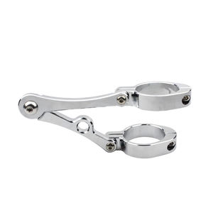 RTS faro motocicleta soporte proyector soporte para helicóptero Bobber Cafe Racer CNC tubo de horquilla montaje abrazadera accesorios 41mm - Product Image 4