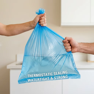 Sacchi per Rifiuti in Plastica Polietilene Piatti ad Alta Resistenza, Sacchetti Durevoli per lo Smaltimento di Rifiuti Generici - Product Image 5