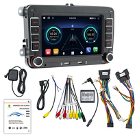 Autoradio 7 pouces Android13 pour modèles Volkswagen VW PASSAT SKODA POLO FABIA GOLF5/6 GPS FM AM SIM avec Carplay