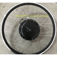 Kits de Motor de Cubo para Bicicleta Eléctrica, Impermeables, Tracción Trasera, 48V1000W, 45KM/H
