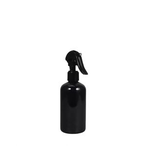 Trigger <b>Mist</b> Sprayer Empty Refillable 200ml 300ml Amber Black PET Round Plastic Toner Liquid Spray <b>Bottle</b> - Product Image 3