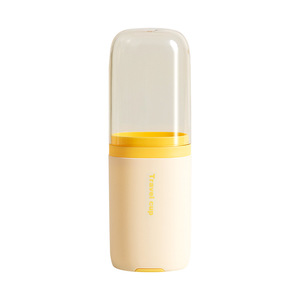 Plastic Capsule Mouthwash Cup Travel Wash Cup Portable Storage Box Three-in-One - Product Image 1