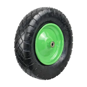Pneus en caoutchouc de qualité supérieure à motif carré <span class=keywords><strong>400</strong></span> 4.80/4.00-<span class=keywords><strong>8</strong></span> Roues de <span class=keywords><strong>brouette</strong></span> pour <span class=keywords><strong>brouette</strong></span> à sac - Product Image 1