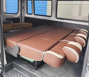 Asiento Cama Convertible Ajustable, Plegable, Cómodo e Impermeable de Cuero PU de Lujo para Campervan, SUV y Furgonetas Grandes - Product Image 6