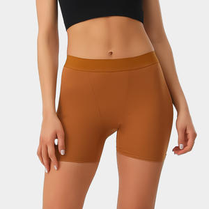 Culotte de sécurité taille haute sans couture en coton peigné 250g respirante et anti-fuite pour femmes européennes et américaines, ODM - Product Image 3