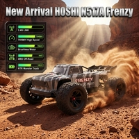 Nouveauté HOSHI N517A Frenzy 2.4G 1/12ème échelle 4 roues motrices Moteur sans balais 70KM/H Voiture RC tout-terrain haute vitesse RTR Monster Truck Jouets
