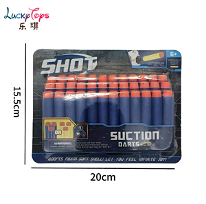 Hot Bán Vũ Khí Súng Phụ Kiện Đầu Tròn Mềm <span class=keywords><strong>Bullet</strong></span> 36 Đóng Gói Chất Lượng Cao Miếng Bọt Biển Chất Liệu An Toàn Quà Tặng Đồ Chơi Cho Trẻ Em Trên 6 - Product Image 6