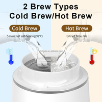 Machine à expresso auto-chauffante rechargeable par USB Cafetière portable en déplacement avec capsules et dosettes pour les hôtels, les voitures et les voyages