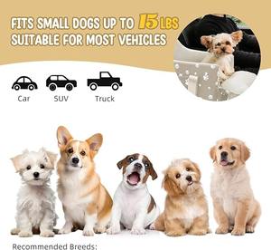 Abnehmbare und leicht zu tragende kunden spezifische Großhandel Haustier Travel Center Konsole Hund Auto Höhe Erhöhung des Sitzes - Product Image 6