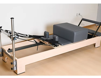 Reformer Pilates en Bois d'Érable Direct Usine, Lit de Pilates Vertical en Aluminium Capacité de Charge 300kg, Prix de Gros MOQ 1 Pièce