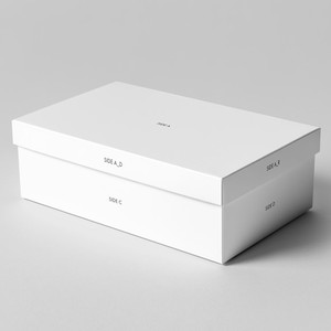 Luxury Custom Square Cardboard Gift <b>Box</b> Matte Finish Printing Process Corrugated Board Shoe <b>Box</b> Eco-Friendly Recyclable - Product Image 1