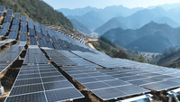 Structure de montage solaire en alliage d'aluminium léger, surface anodisée pour installation photovoltaïque en terrain ouvert, compatibilité avec panneaux flexibles