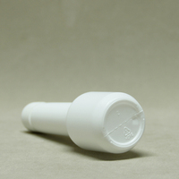 Botellas de Muestra de Combustible de 50 ml, HDPE, Blancas, Cilíndricas, de Cuello Largo, con Tapa de Rosca y Serigrafía para Gasolina, Automóviles, Motocicletas