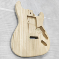 Corps de guitare électrique ST non fini pour droitier, en épicéa et érable, à peindre soi-même, corps semi-fini pour guitare personnalisée