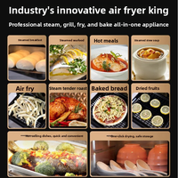 Penggorengan Udara Digital Single Basket hingga 2.0L, Stainless Steel, Counter Cooker, 80-200C, Timer 60 Menit