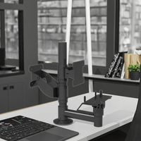 Support de tablette PC multifonctionnel en métal à triple écran tactile, mini écran, support de téléphone portable compatible avec iPad