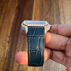 Orologi Meccanici da Uomo di Alta Qualità con Diamanti Moissanite e <span class=keywords><strong>Cinturino</strong></span> in <span class=keywords><strong>Pelle</strong></span>, Stile Hip Hop Iced Out, Supera il Test del Diamante - Product Image 4