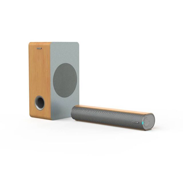 60W Speaker 2.1 Channel Soundbar USB Wireless Multiple Inputs Stereo Sound Quality Home Theater Use Powerful Remote Control