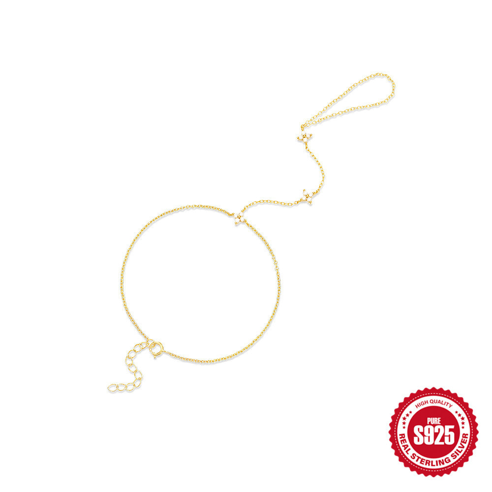 Gold Four Leaf Flower