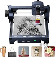 Machine de gravure laser ACMER S1 2500mW pour bois et acrylique |   Surface de travail de 130x130 mm, design compact pour bureau, garantie d'un an, artisanat DIY