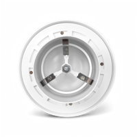 Système d'air frais ABS haut de gamme Texture porcelaine Plafond moderne Flux d'air réglable Disque en plastique Sortie d'air Évent d'admission d'échappement