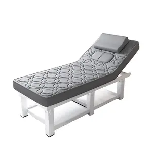 Factory Direct Sale Multi-functional Beauty Facial Salon Massage Tattoo Spa Physiotherapy Bed Mattress Salon Furniture Table