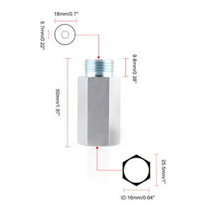 Conector de Sensor de Presión M18x1.5, Perno de Hierro Zincado para Reparación Automotriz, Modelo General 136185 - Product Image 4