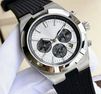 Montre chronographe automatique de luxe pour homme, boîtier en acier inoxydable, montre mécanique multifonctionnelle