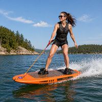 Planche de surf électrique de sauvetage XJL-18 avec grande boîte de rangement, capacité de transport de 100 kg, puissance de 10 kW, vitesse de 55 km/h, étanche pour les lacs et les rivières