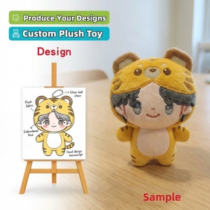Fabricante de Juguetes de Peluche Personalizados, Mini Tigre con Disfraz, Adornos para Eventos de Año Nuevo, Doogle Fones <span class=keywords><strong>Dercos</strong></span>, Mochila Personalizada - Product Image 1
